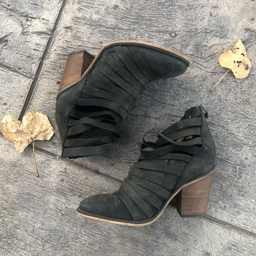 Free People Zip Back Boots 8.5
